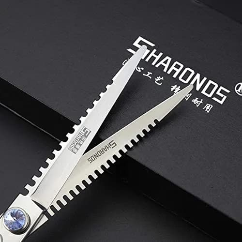 SHARONDS 7/7.5/8/9 inch Professional Hairdressing Scissors | Sharp Stainless Steel Shears for Haircutting (7 inch 2pc-B) thumbnail 5