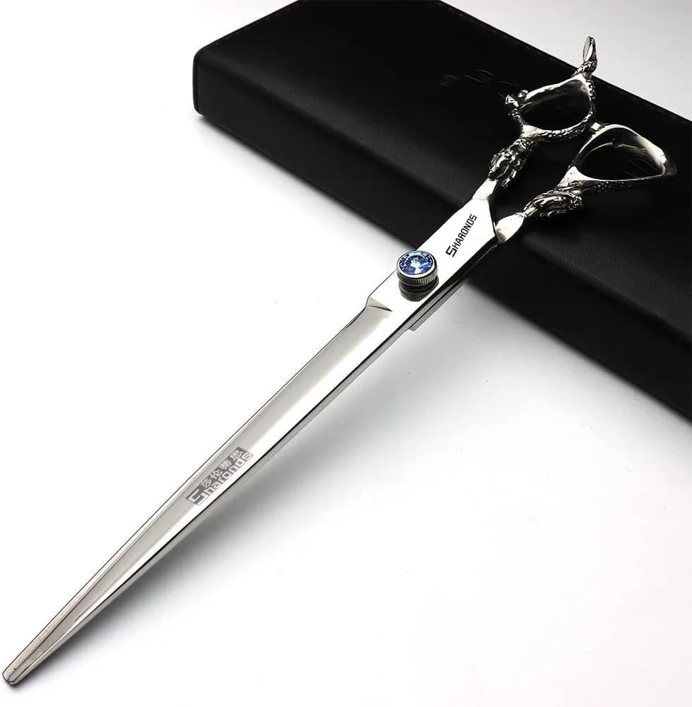 SHARONDS 7/7.5/8/9 inch Professional Hairdressing Scissors | Sharp Stainless Steel Shears for Haircutting (7 inch 2pc-B) — 9 Inch