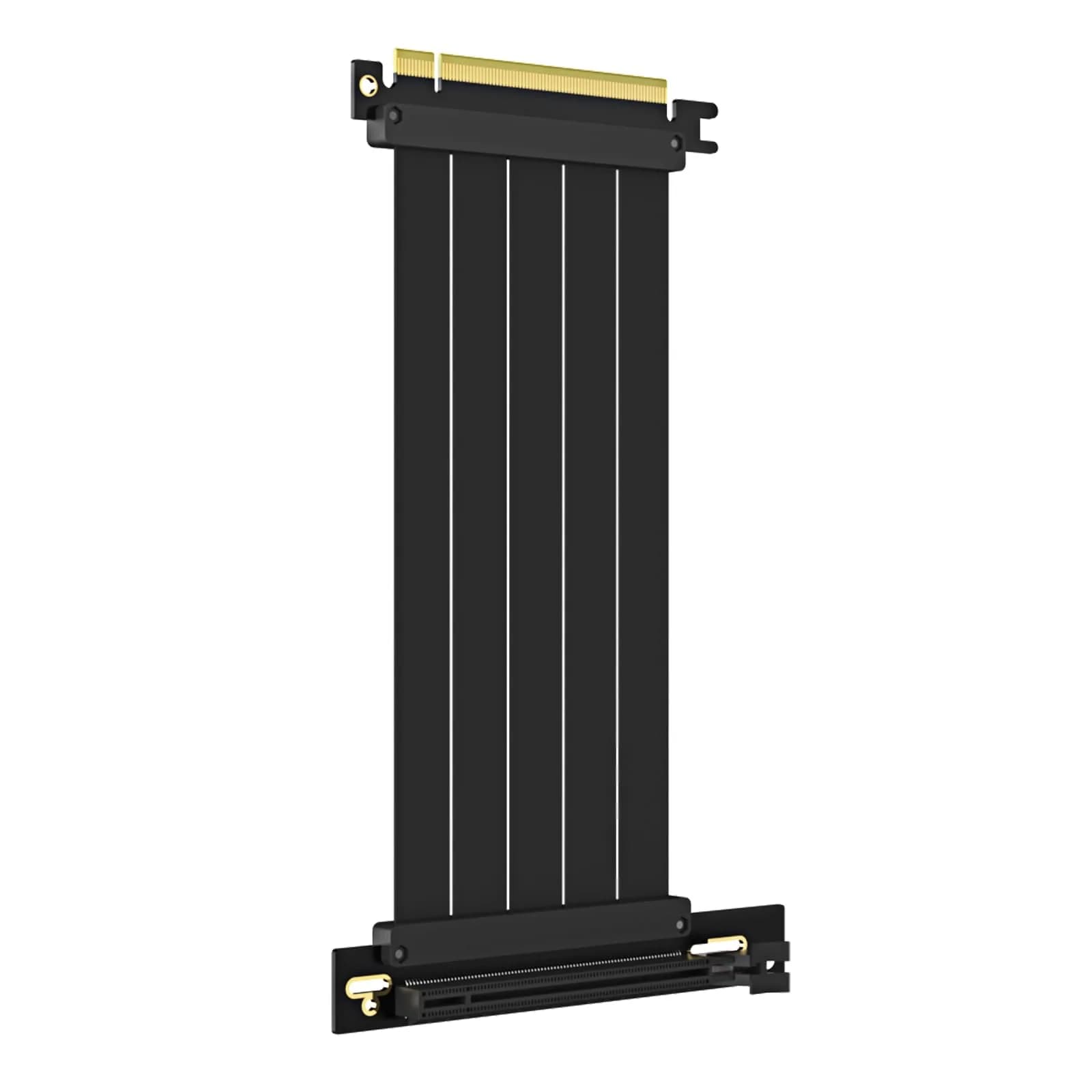 GLOTRENDS PCIe 4.0 X16 Riser Cable 200mm | 32GB/s Peak Speed for RTX 40/RX 7000 Series GPUs — 200mm