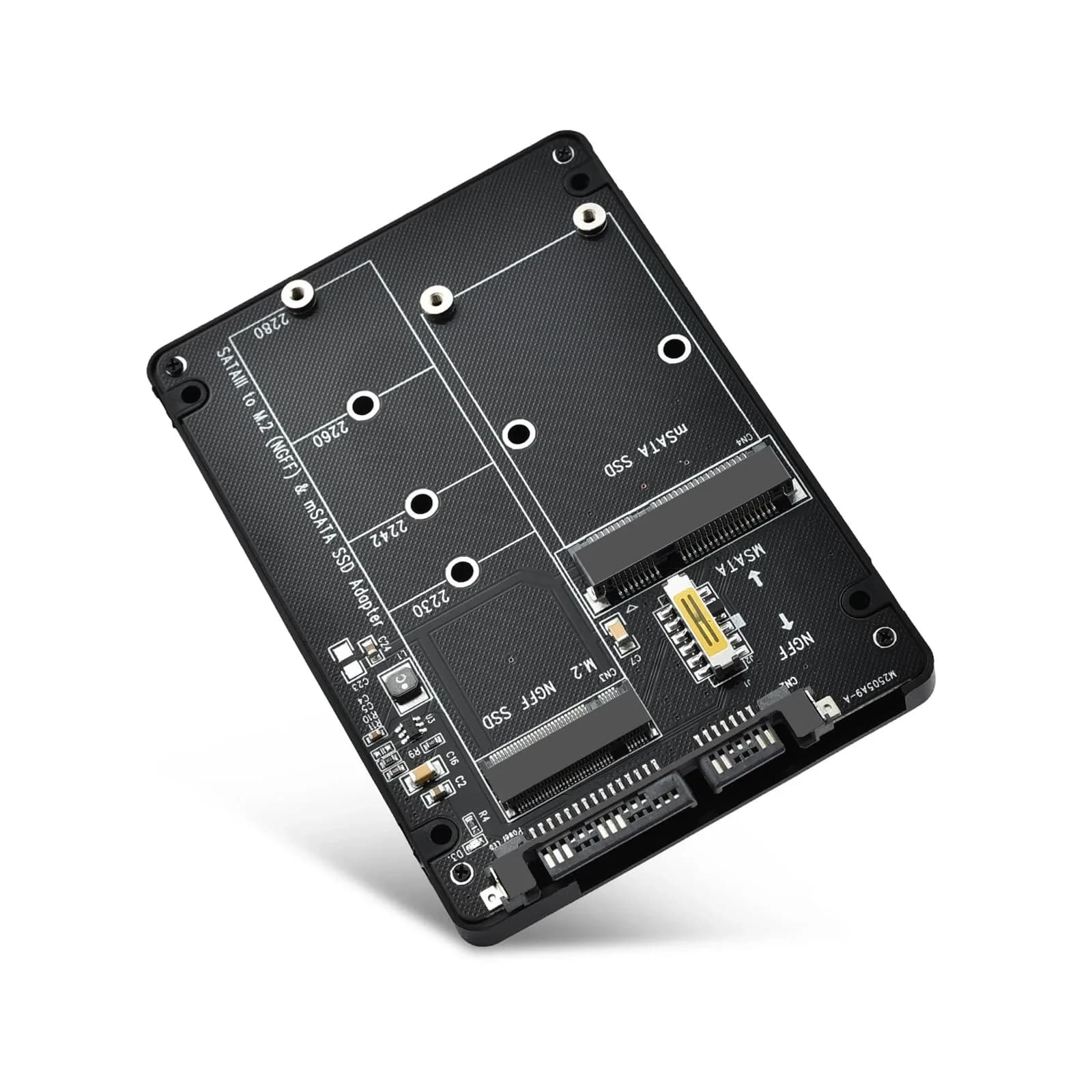 ELUTENG mSATA to USB 3.0 Adapter Converter 72mm (L) x 35mm (W) x 10mm (H) | Expands Storage for Laptops & Desktops — M.2 NGFF/MSATA to SATA
