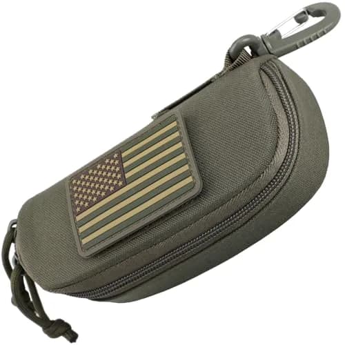 WYNEX Tactical Molle Glasses Pouch, Army Green | 16.5cm (6.5") thumbnail 1