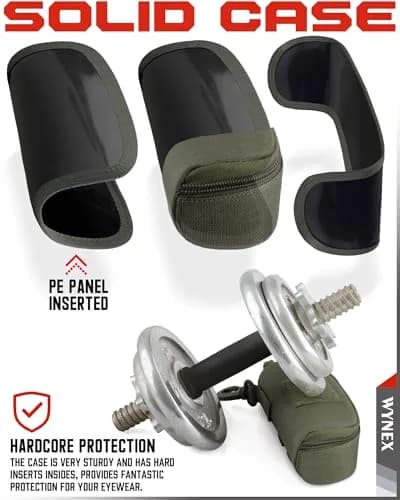 WYNEX Tactical Molle Glasses Pouch, Army Green | 16.5cm (6.5") thumbnail 4