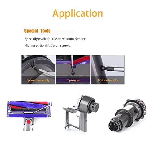 Hather Special Tools for Dyson V6 V7 V8 V10 V11 V15 Vacuum Cleaners | Custom Disassembly Kit thumbnail 3