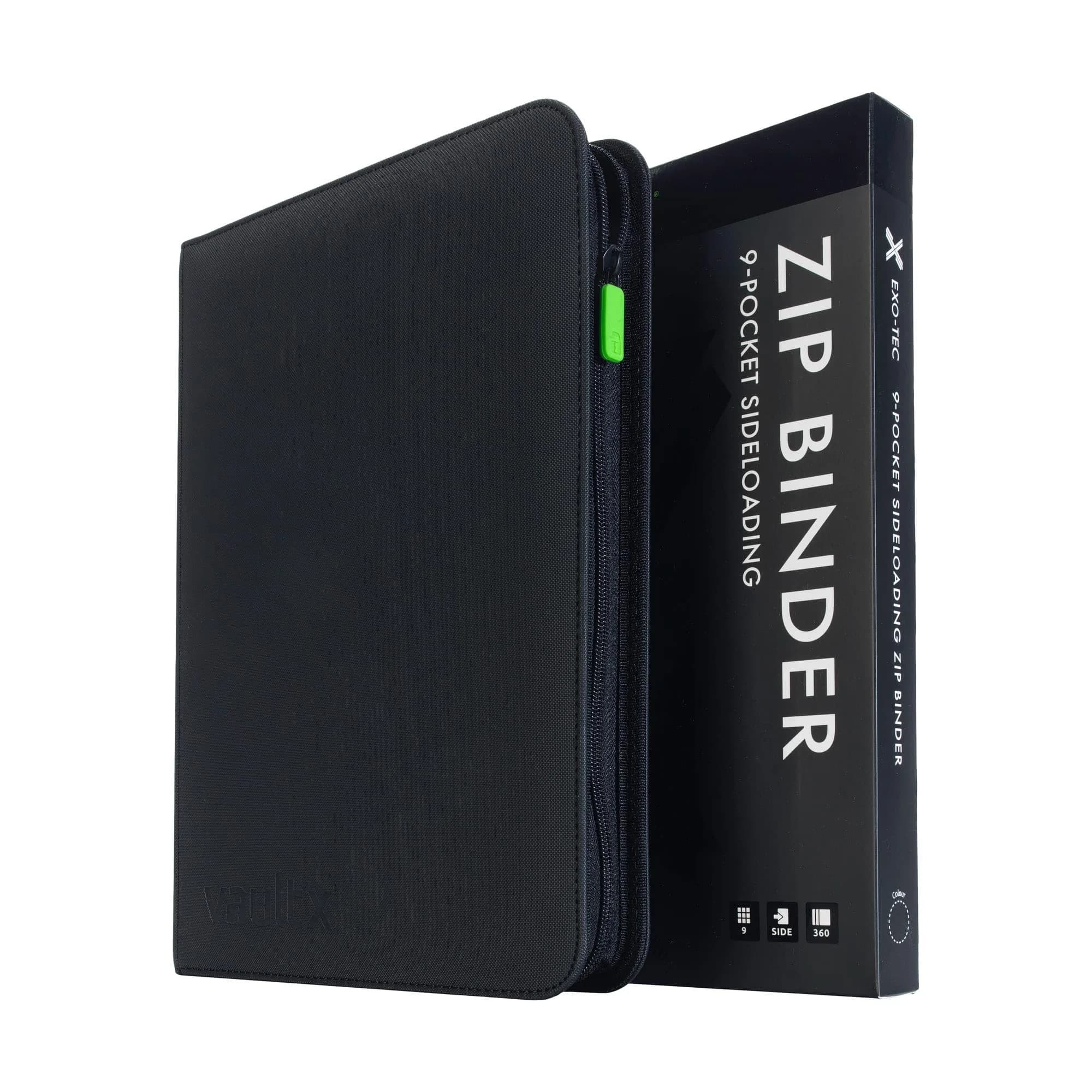 Vault X 9 Pocket Zip Trading Card Binder 360 Cards Exo-Tec Pink | Premium Card Protection