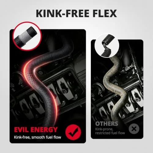 EVIL ENERGY 5/16" SAE J30R9 Fuel Injection Hose 8mm (0.315 in) x 25ft (7.62 m) | 300 PSI Working Pressure thumbnail 5
