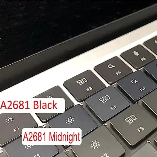 Bfenown Black Replacement Keycaps for MacBook Air M2 M3 M4 13" 15" & Pro 14" 16" M2 M3 M4 (2022-2024) - Full Set thumbnail 8