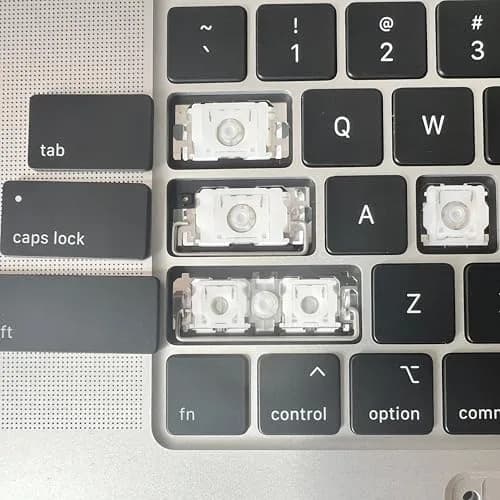 Bfenown Black Replacement Keycaps for MacBook Air M2 M3 M4 13" 15" & Pro 14" 16" M2 M3 M4 (2022-2024) - Full Set thumbnail 5