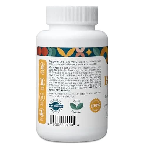 Pattern Wellness Berberine Supplement – 60 Capsules | Supports Metabolic Balance & Circulatory Wellness thumbnail 2