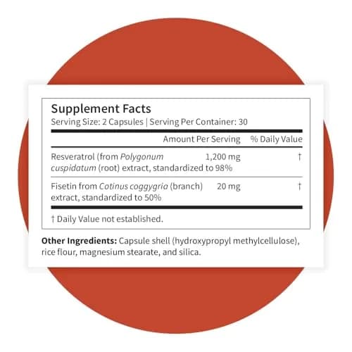 Pattern Wellness Resveratrol Supplement – 60 Capsules | Supports Heart & Cellular Health thumbnail 9