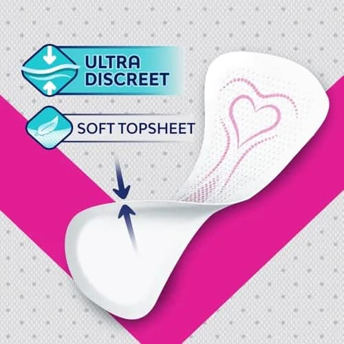 Saba Diarios Ultra Thin Multishape Panty Liners 8-Pack | Discreet, Light Moisture Protection thumbnail 3