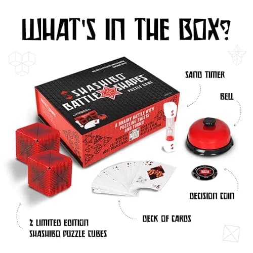 Shashibo Battle Shapes Magnetic Puzzle Cube 11.8 x 9.2 inches | STEM Educational Toy for Kids & Adults thumbnail 3