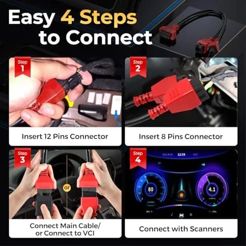 Autel OBD2 12+8 Adapter for Chrysler | Secure Gateway Bypass Cable, 40cm thumbnail 6