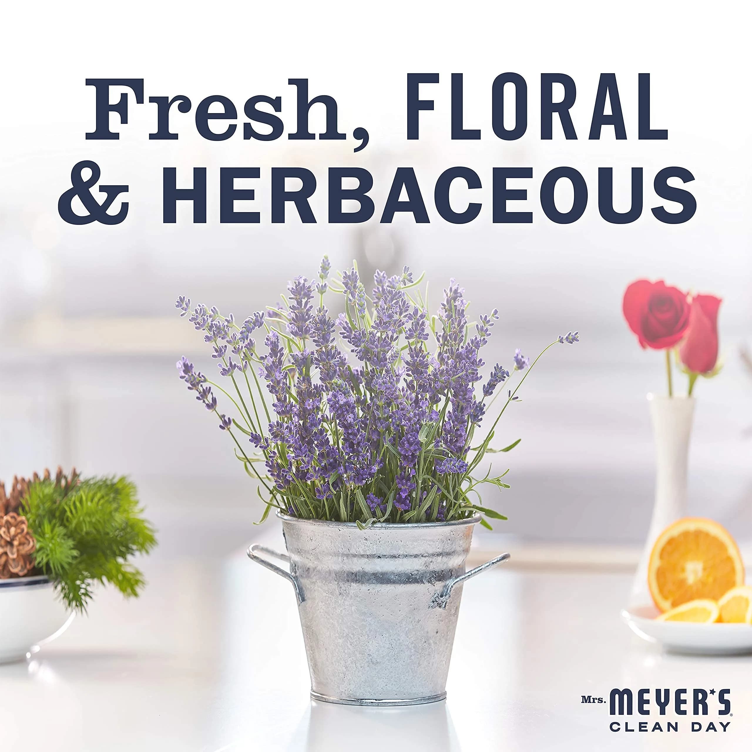 Mrs. MEYER'S HAND SOAP REFILL 66 Fl Oz | Garden-Inspired Scent, Cruelty-Free, Paraben-Free, Aloe & Olive Oil, Made in USA thumbnail 9