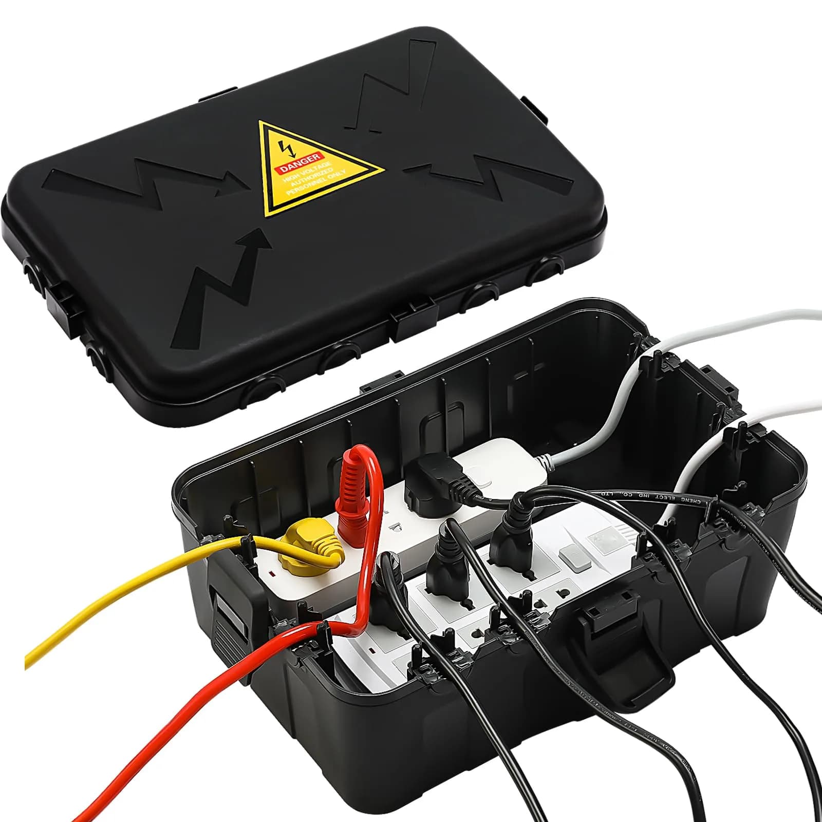 Hrensaw Large Outdoor Electrical Box Waterproof 34.3cm x 23.9cm x 13.4cm (12.5 x 8.5 x 5 inches) | IP54 Rated for Indian Weather