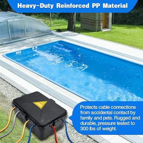 Hrensaw Large Outdoor Electrical Box Waterproof 34.3cm x 23.9cm x 13.4cm (12.5 x 8.5 x 5 inches) | IP54 Rated for Indian Weather thumbnail 4