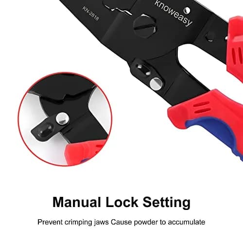Knoweasy KN-2818 Micro Open Barrel Crimper, 28-20 AWG | Precise, Durable, Portable thumbnail 4