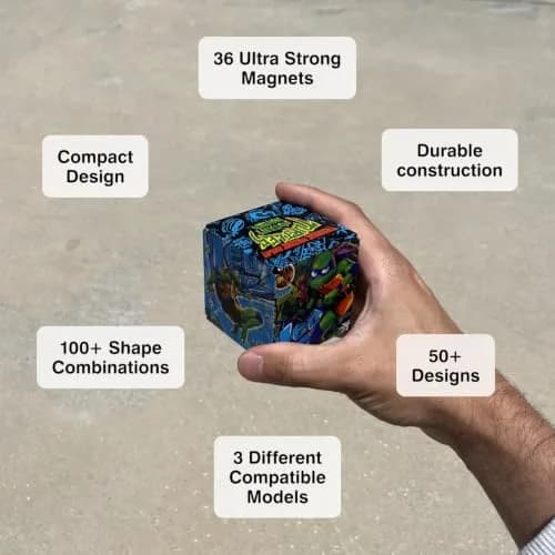 Shashibo DODECA Magnetic Puzzle Cube 5.8cm (2.3 inches) | STEM/STEAM Educational Toy for Focus & Stress Relief thumbnail 4