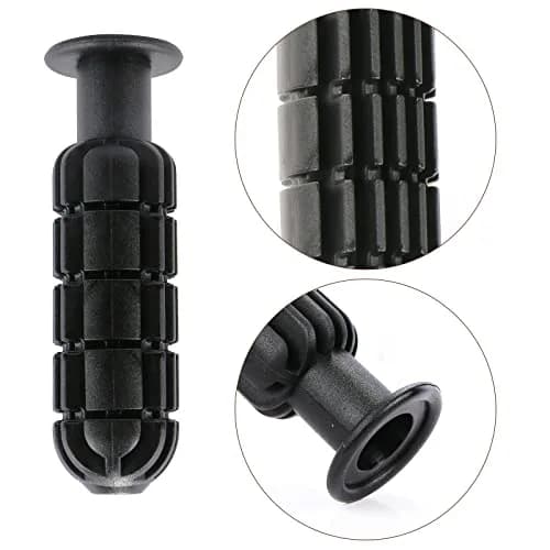 TOSAMZOO Black 8pcs Plastic Foosball Handles | Standard Foosball Table Replacement Grips thumbnail 3