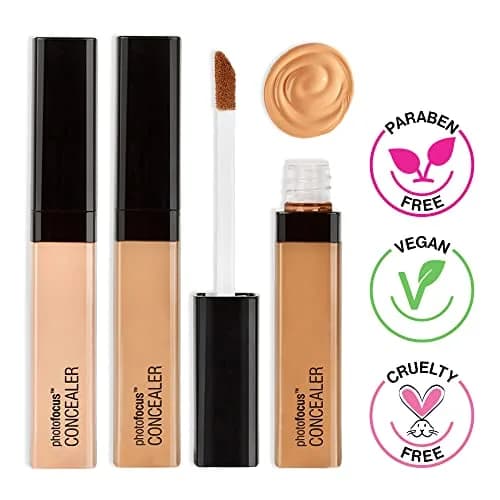 wet n wild Photo Focus Concealer Medium Tawny Pack of 3 | Lightweight Full Coverage for Blemishes & Dark Circles thumbnail 4