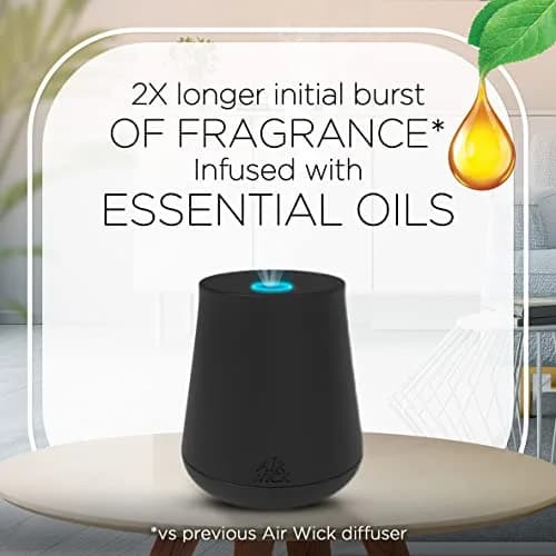 Air Wick Essential Mist Diffuser & Refill Pack of 3 | Apple Cinnamon Fall Scent | Cordless, Up to 45 Days Fragrance thumbnail 3