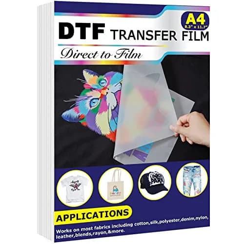 Agromusk DTF Transfer Film 8.3" x 11.7" | Easy Fabric Printing thumbnail 1