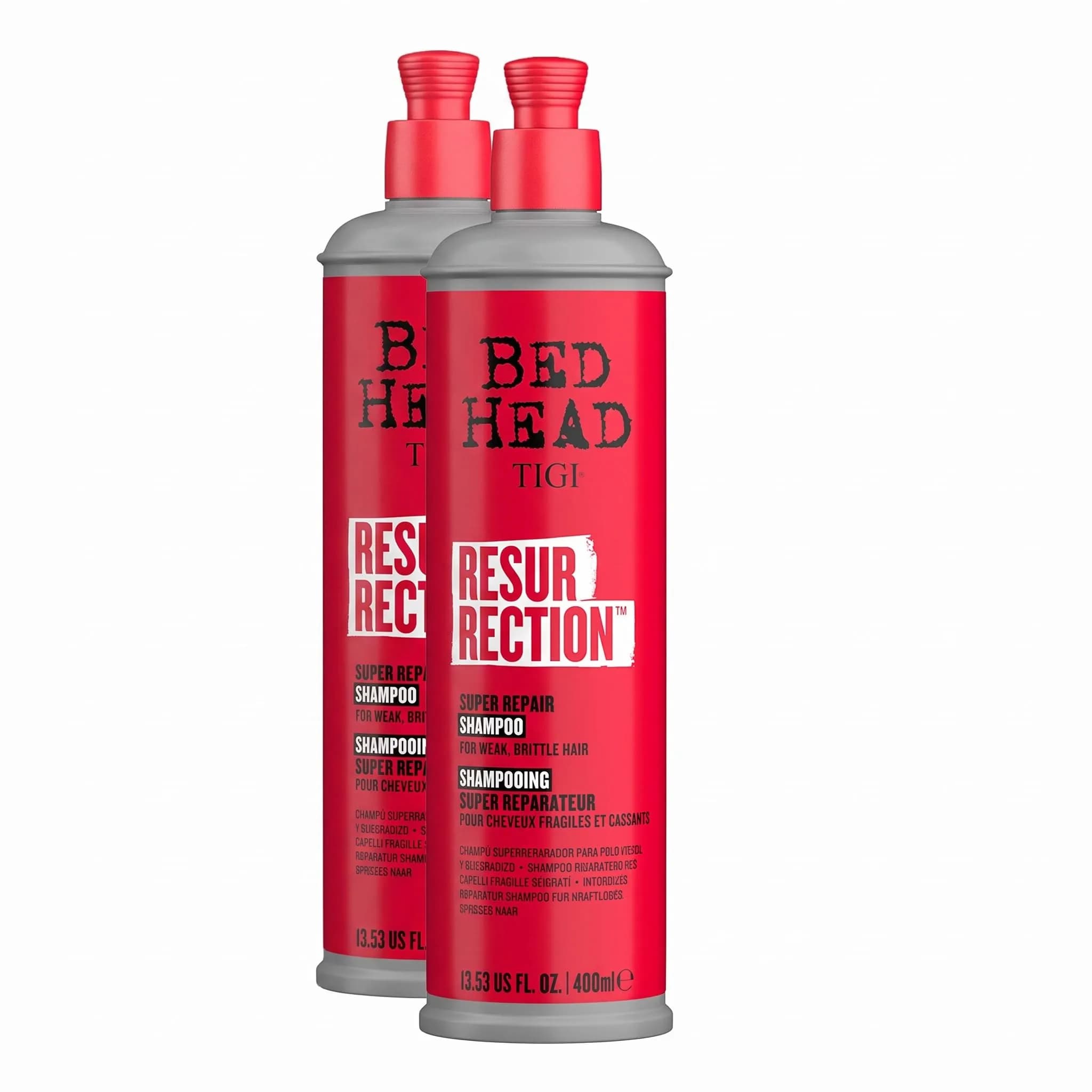 TIGI Bed Head Resurrection Repair Shampoo for Damaged Hair 1.7 L (27.06 fl oz) | Professional Repair Formula - main product image