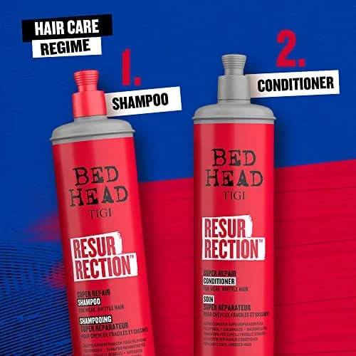 TIGI Bed Head Resurrection Repair Shampoo for Damaged Hair 1.7 L (27.06 fl oz) | Professional Repair Formula thumbnail 5