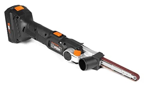 WEN 20V Max Cordless Detail File Sander 1/2" x 18" Belt | Variable Speed 1000-1600 FPM with 2.0 Ah Battery & Charger thumbnail 3
