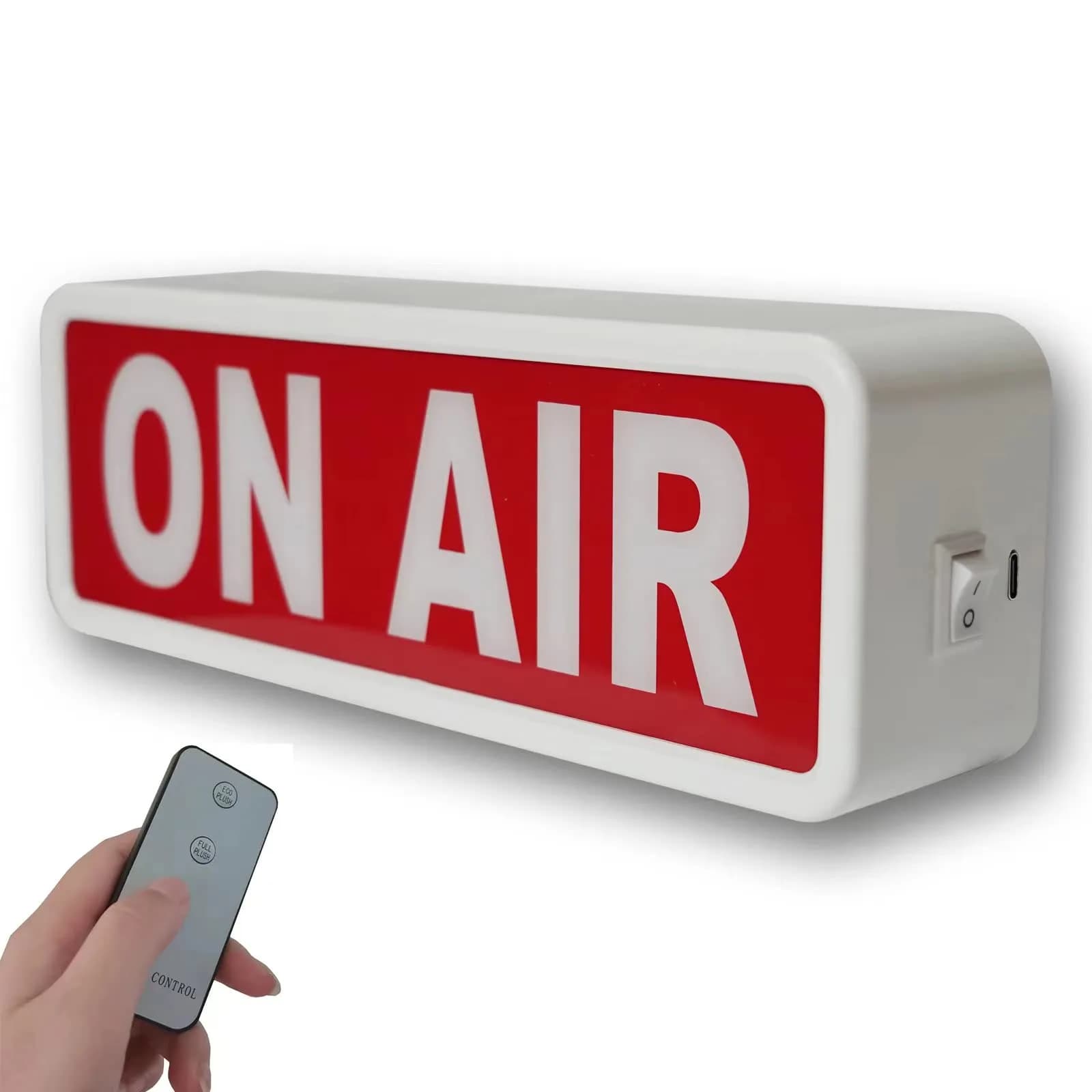 DMKYDM ON AIR Light Sign Recording Sign Studio Warning | Indoor LED Sign for Streamers & Decor