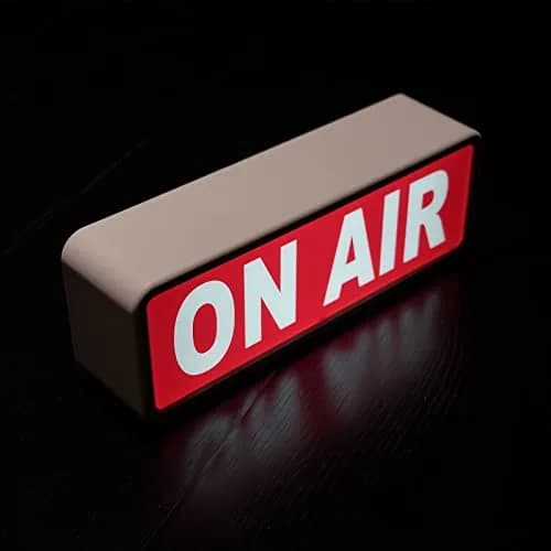 DMKYDM ON AIR Light Sign Recording Sign Studio Warning | Indoor LED Sign for Streamers & Decor thumbnail 3