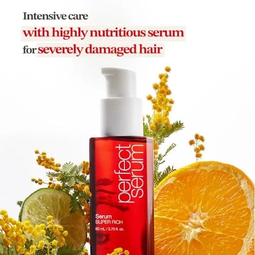 Mise En Scene Perfect Super Rich Serum 80ml | Nourishing Moroccan Argan Oil for Damaged Hair thumbnail 2