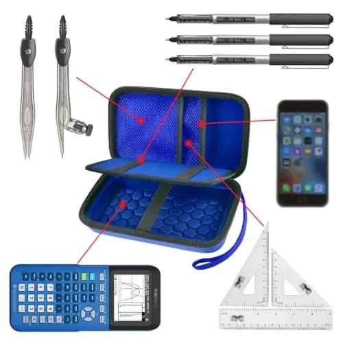 PAIYULE Hard Calculator Case for TI-84 Plus CE/Evo/TI-30XS/TI-Nspire CX II | Protective Organizer for Texas Instruments Calculators thumbnail 4
