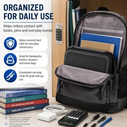 PAIYULE Hard Calculator Case for TI-84 Plus CE/Evo/TI-30XS/TI-Nspire CX II | Protective Organizer for Texas Instruments Calculators thumbnail 5