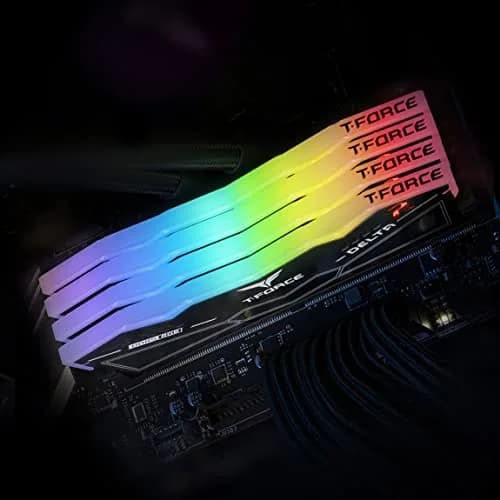 TEAMGROUP T-Force Delta RGB DDR5 RAM 32GB (2x16GB) 7600MHz CL36 Black | High-Speed Desktop Memory Module thumbnail 6