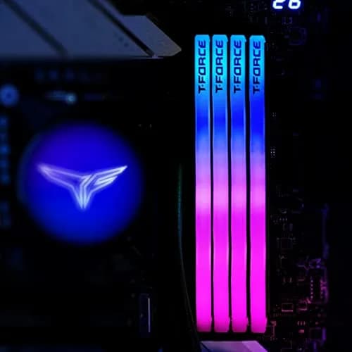 TEAMGROUP T-Force Delta RGB DDR5 RAM 32GB (2x16GB) 7600MHz CL36 Black | High-Speed Desktop Memory Module thumbnail 7