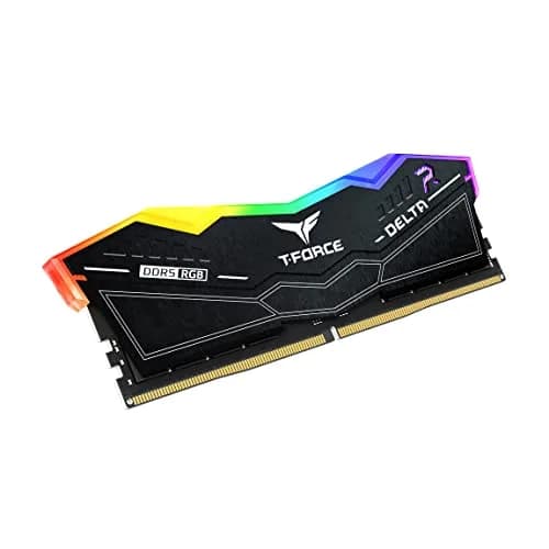 TEAMGROUP T-Force Delta RGB DDR5 RAM 32GB (2x16GB) 7600MHz CL36 Black | High-Speed Desktop Memory Module thumbnail 9