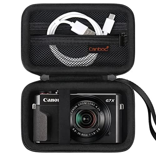 Canboc Camera Case for Canon PowerShot G7X Mark III/II, Sony Cybershot, RICOH GR IV, Kodak Pixpro 13.0cm (5.1") | Protects Against Scratches & Dust thumbnail 2