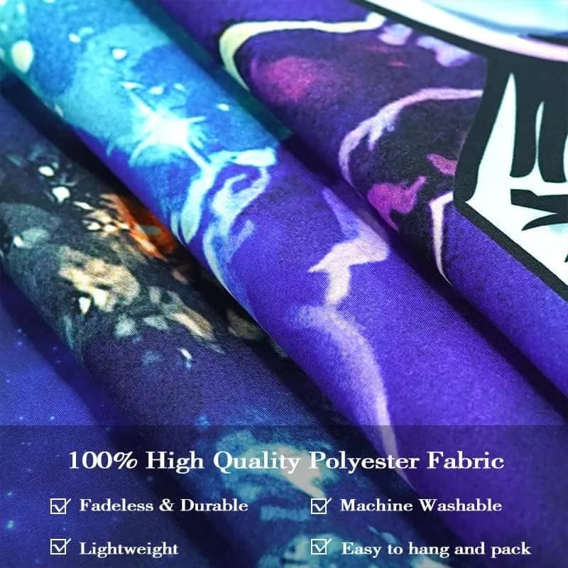 kampdream Blacklight Astronaut Space Tapestry 36×48 inch | UV Reactive Galaxy Universe Planet Glow in Dark Wall Art thumbnail 6