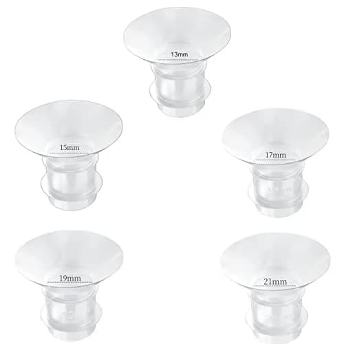 GOCROWEEN Flange Inserts 13/15/17/19/21mm (5-Pack) | Reduce 24mm Shields to Correct Size for Spectra, Momcozy thumbnail 1