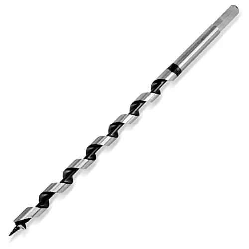 Masendelk 14mm x 300mm (9/16" x 12") Wood Auger Drill Bit with 11mm Hex Shank | For Hardwood, Softwood, MDF & Tree Stumps thumbnail 1