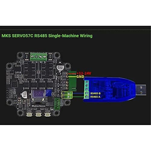 HOCENWAY MKS SERVO57C PCBA NEMA23 Closed Loop Stepper Motor Driver 60g (2.11 oz) | Prevents Lost Steps with FOC Control thumbnail 10