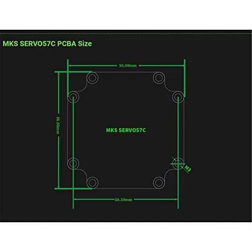 HOCENWAY MKS SERVO57C PCBA NEMA23 Closed Loop Stepper Motor Driver 60g (2.11 oz) | Prevents Lost Steps with FOC Control thumbnail 12