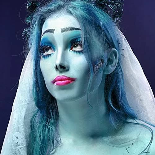 MEICOLY Blue Eyeshadow Stick 2pcs | Metallic Shimmer Crayon for Halloween Makeup thumbnail 5