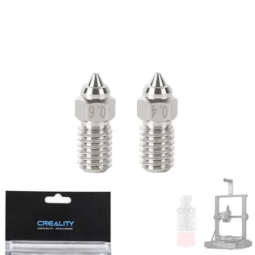 Lokkr 0.4mm & 0.6mm Nozzles for Spider Hotend, 3D Printer Accessories Extruder Nozzle (2-Pack) thumbnail 1