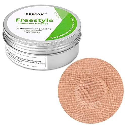 PPMAK Sensor Covers for Libre 2/3 - 40 PCS Adhesive Patches | Waterproof CGM Tape No Glue On Center thumbnail 1