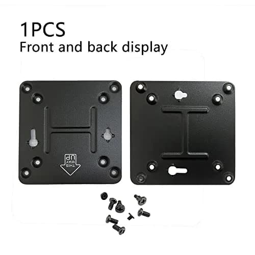 Zahara VESA Mount Bracket for Intel NUC 4-13th | Compatible with 75*75MM & 100*100MM (enables monitor mounting, sturdy & easy install) thumbnail 4