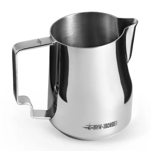 MHW-3BOMBER Milk Frothing Pitcher 450ml (15.2oz) | Stainless Steel Barista Latte Art Jug thumbnail 1