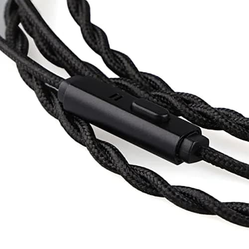 Linsoul Tripowin Zombur 4N OFC in Ear Monitor Cable with Mic, 3.5mm Plug, 1.25m (2-Pin Connector) thumbnail 4
