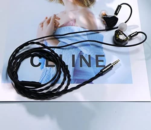 Linsoul Tripowin Zombur 4N OFC in Ear Monitor Cable with Mic, 3.5mm Plug, 1.25m (2-Pin Connector) thumbnail 9