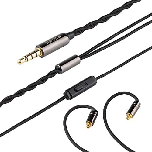 Linsoul Tripowin Zombur 4N OFC in Ear Monitor Cable 1.25m (4ft) with 3.5mm Plug | High Purity Oxygen Free Copper thumbnail 2